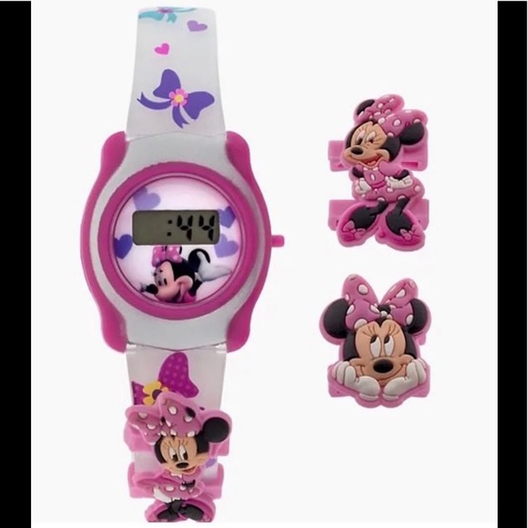 Disney Minnie Mouse Kids Digital Watch Set